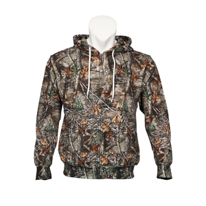 Sweat-shirt à capuche camouflage pour homme, coupe classique, en polyester tricoté respirant, décontracté, pour l'automne - Product Image 1