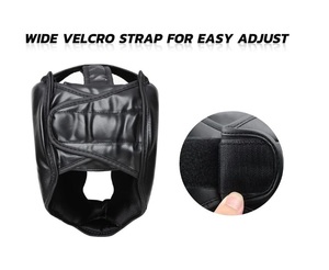 Casque de boxe modulaire professionnel en cuir, personnalisable avec logo, protection de tête sportive avec équipement d'entraînement de sécurité – Vente chaude - Product Image 5