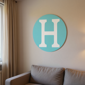 Letra Decorativa Ilan H de 11 cm, Adhesivo de Pared para Decoración del Hogar - Product Image 3