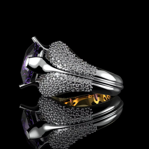 Round Cut Diamond Engagement <b>Ring</b> & Unisex Proposal <b>Ring</b> for Him or Her Silver Wedding <b>Ring</b> Anniversary Gifts <b>Ring</b> promise <b>ring</b> - Product Image 5