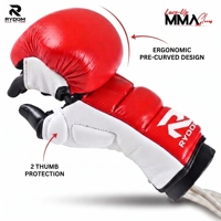 Gants de Sparring MMA Personnalisés les Plus Vendus 2026 – Gants d'Entraînement MMA en Cuir à Lacets de Haute Qualité – Meilleur Prix – Gants de Boxe en Cuir PU