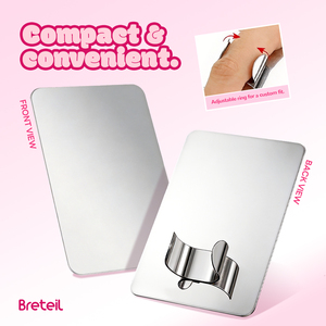 Nouvelle palette de maquillage professionnelle en acier inoxydable pour fards à paupières et fond de teint liquide, spatule de fond de teint, outil de maquillage en gros - Product Image 3