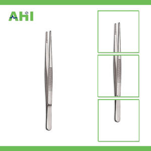 Pinces chirurgicales manuelles en acier inoxydable à dents crantées, certifiées CE, instrument chirurgical de haute qualité ISO13485, vente en gros - Product Image 5