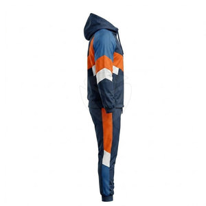 Ensemble coupe-vent léger pour homme, veste à fermeture éclair intégrale et pantalon assorti, idéal pour l'entraînement en plein air, les voyages, le fitness et le quotidien - Product Image 4