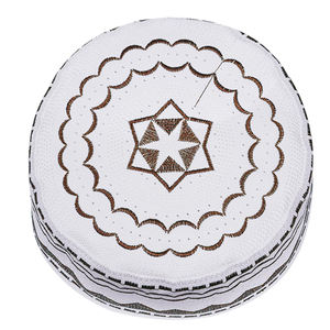 Gorro de Oración Étnico de Moda, Diseño Personalizado OEM, Cómodo, Islámico, Musulmán, Elegante, Transpirable, Hecho a Mano - Product Image 2