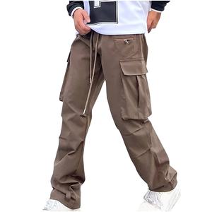 Streetwear Hombres Transpirable Hip Hop Ski Cargo Pantalones sueltos de pierna ancha Múltiples bolsillos para exteriores - Product Image 1