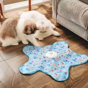 Jouets pour chat interactifs automatiques écologiques Hakuna Matata OEM ODM, jouet à baguette pour chaton, rotation intelligente à 360 degrés avec capteur - Product Image 1