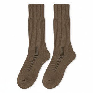Chaussettes décontractées en coton tricoté respirant de qualité supérieure, personnalisables pour hommes - Product Image 1