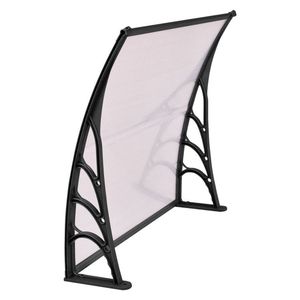 Tettoia per Porta e Finestra in Policarbonato 40 x 40 Pollici, Tenda da Sole Premium per Protezione dalle Intemperie - Product Image 2