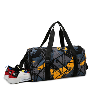 Sac de sport unisexe avec fermeture éclair, bandoulière réglable, 40-55L, polyester, sac de voyage décontracté pour le week-end - Product Image 2