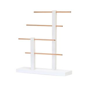 Soporte organizador de joyas con diseño de varillas escalonadas, exhibición que ahorra espacio, almacenamiento antienredos para collares, pulseras, decoración moderna - Product Image 3