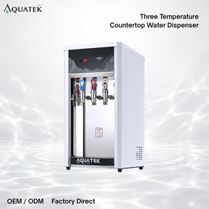 Distributeur d'eau chaude et froide de bureau AQUATEK avec refroidissement par compresseur pour bureaux, hôtels et projets - Product Image 1