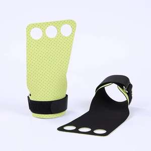 Agarraderas de Cuero para Gimnasio Hechas a Medida, Profesionales, con 2/3 Orificios, para Levantamiento de Pesas y Barras de Gimnasia - Product Image 3