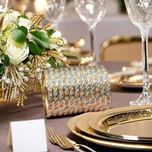 Bracelets en or rempli tricolores en gros, bracelets plaqués or 3 tons, ensemble de bracelets multicolores, bracelets en laiton or 3 tons. - Product Image 4