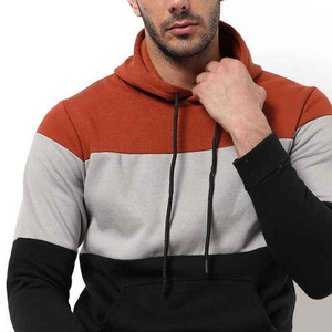Pull-over respirant en molleton 100 % coton de haute qualité, 3 tons de couleur, broderie personnalisée du logo, pour homme, automne, 450 g, poids lourd - Product Image 3