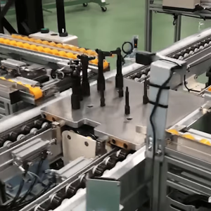 Nuevo Sistema de Transporte de Cadena de Alta Velocidad, Módulo de Tres Puntos, Automatización de Ensamblaje Electrónico, Doble Velocidad, Recubrimiento en Polvo - Product Image 1