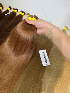 Extensiones de Cabello Humano Virgen Vietnamita Sedoso de 100g, Precio de Fábrica, Ondulado Profundo Brasileño, Liso, a Granel, Súper Doble Trama, con Cinta Adhesiva - Product Image 3