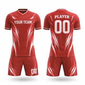 Vente flash - Ensemble de vêtements de football d'hiver respirant et antibactérien 100% polyester avec logo personnalisé et nom de l'équipe - Product Image 4