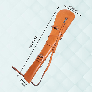 Sac à fusil en cuir véritable à 100 %, personnalisable avec étiquette privée, sac à fusil en cuir le plus vendu - Product Image 6