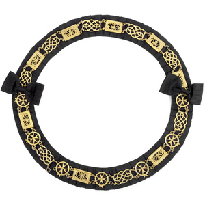 Collar Masónico Redondo de Alta Calidad, Chapado en Oro, Collar de Regalia Masónica, Collar Masónico Más Vendido, Talla OEM - Product Image 1