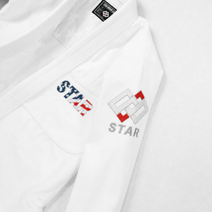 ชุดยูโด Star Sports 450 GSM ผ้าฝ้าย 100% ระบายอากาศได้ดี เป็นมิตรกับสิ่งแวดล้อม สำหรับทุกเพศ เหมาะสำหรับฝึกซ้อมและแข่งขัน  ตะเข็บเสริมความแข็งแรง คุณภาพพรีเมียม - Product Image 3