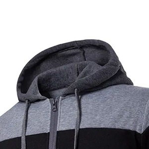 Mens Stylish Zipper Hoodies Minimalist <b>Zip</b> Up <b>Hooded</b> Sweatshirt Breathable Street Fashion Factory Wholesale Direct - Product Image 4
