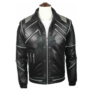 Chaqueta de Cuero para Hombre, Diseño Clásico Solid Trader, Exterior de Cuero Vacuno Genuino, Forro Suave y Cómodo, Doble Bolsillo, a la Moda - Product Image 6