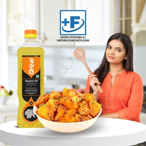 Aceite de Sésamo Oreal 1L - Puro, Prensado en Frío, Aceite Natural para Cocinar y para la Salud - Product Image 5