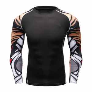 Rashguard professionnel BJJ 2026 personnalisé avec logo, manches courtes, en Spandex/Polyester, respirant et à séchage rapide pour adultes - Product Image 1