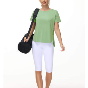 Camiseta básica transpirable informal para mujer, camiseta lisa de verano al por mayor, nueva camiseta personalizada de alta calidad de manga corta - Product Image 1