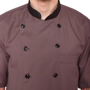 Vêtements de cuisine Chemises de chef personnalisées à manches courtes Légères et durables - Product Image 5