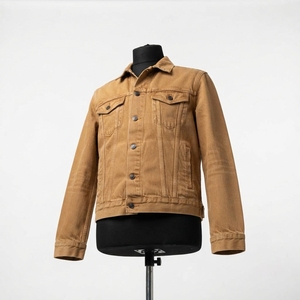 Breathable Slim Fit Winter <b>Denim</b> <b>Jacket</b> 100% Cotton Stand Collar <b>Hooded</b> <b>Men's</b> Regular Fit - Product Image 5