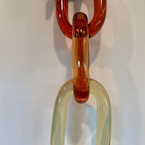 Chaînes décoratives en résine écologiques pour la décoration moderne de table basse, thème amour, chaîne élégante faite à la main, luxe pour la maison - Product Image 3