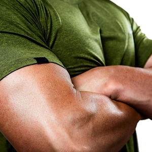 Chemises de compression légères en tricot pour l'entraînement, couleur unie, haute qualité, respectueuses de l'environnement - Product Image 3