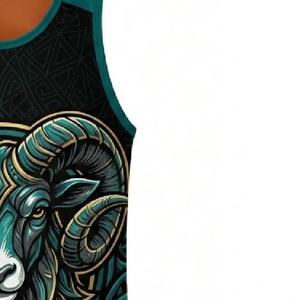Custom Sublimation <b>Sheep</b> <b>Shearing</b> Singlet Professional Fit Lightweight Durable Workwear Oem Odm Manufacturer - Product Image 2