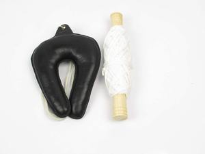 DISCOVER IMPEX Señuelo de cetrería de doble almohadilla de cuero para entrenamiento de halcones y cerneros, con cordón, profesional para entrenamiento de cetrería de aves de presa - Product Image 4