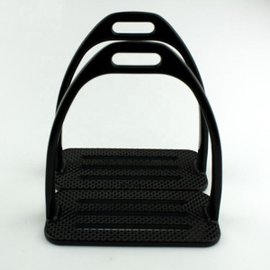 Estribos de Hierro Negro con Superficie Texturizada y Diseño Ventilado, Embalaje Personalizado, Modelo ME-HS-30009 para Equitación - Product Image 4