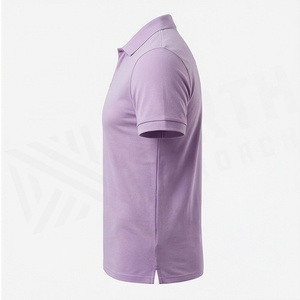 เสื้อโปโลผู้ชายคุณภาพสูงสำหรับฤดูร้อน ผ้าฝ้าย สีตามสั่ง ปักโลโก้ พิมพ์ลาย ไซส์ใหญ่ แขนสั้น ดีไซน์สวย - Product Image 3
