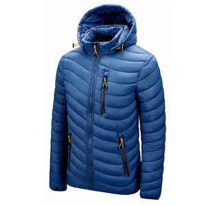 Veste matelassée pour homme tendance, légère, pour l'hiver, design gonflé, confortable, chaude, idéale pour les activités de plein air et les tenues décontractées - Product Image 2