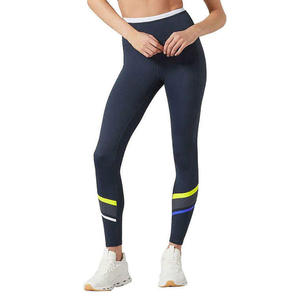 High-Waisted Gym <b>Leggings</b> Women Athletic Yoga Pants <b>with</b> Side <b>Pockets</b> Breathable Workout Tights Custom Activewear OEM - Product Image 6