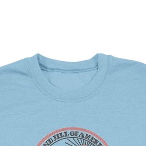 T-shirt bleu à manches longues et col rond avec motif en strass, haut décontracté pour tous les jours, streetwear, style de vie, vêtements confortables - Product Image 2
