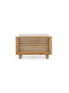 Fauteuil en bois moderne avec coussin en tissu, design scandinave pour salon, meubles de maison, chaise de salle à manger, respectueux de l'environnement - Product Image 5