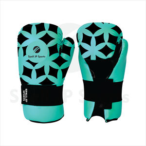 ถุงมือกึ่งคอนแทคคุณภาพสูงแบบสั่งทำพิเศษ ดีไซน์เปิดมือ หนังแท้ สายรัดข้อมือปรับได้ ถุงมือกึ่งคอนแทคสำหรับศิลปะการต่อสู้ - Product Image 3