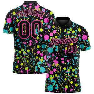 เสื้อเบสบอลแบบกำหนดเอง แขนสั้น แห้งเร็ว ระบายอากาศได้ดี ทรงปกติ - Product Image 1