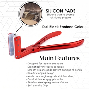 Alicates de Extensión de Acero Inoxidable con Almohadillas de Silicona, Superficie Plana, Agarre Fuerte para Uso Doméstico - Product Image 4