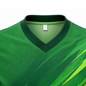 Conjunto de Camiseta de Fútbol Sublimada Personalizada, Roja y Dorada, Cuello en V, Sin Mangas, Unisex, Transpirable, Talla Grande, para Adultos, Todas las Temporadas, 100% Algodón, Secado Rápido - Product Image 3