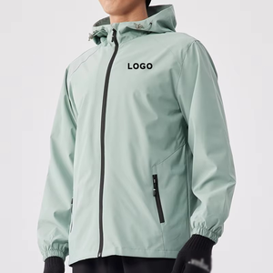 Chaqueta Deportiva Cortavientos para Hombre al por Mayor, Transpirable, de Secado Rápido, para Fitness y Jogging, con Marca Personalizada - Product Image 4