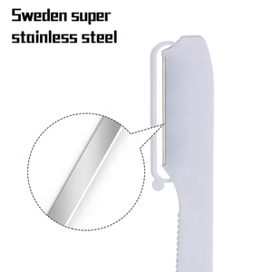 Stainless Steel Single <b>Edge</b> Razor Blades Professional Safety High Grade Quality Custom Logo Wholesale Barber Salon Face Bikini - Product Image 5