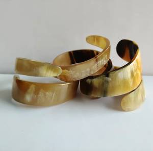 New Design Water Buffalo/Cow Horn Bangle High Quality Handmade Animal Style Jewelry Natural Crafts From India BY HF CRAFTS - Product Image 2