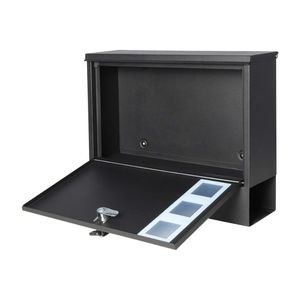 Boîte aux lettres murale en métal de style américain OEM/ODM personnalisé disponible en acier galvanisé - Product Image 3